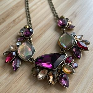 Chloe & Isabel Magenta and Topaz Gemstone Necklace